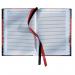 Collins 42 Desk Diary A4 2 Page per Day 2025 Red/Black 42.15-25- 821377 48649CS