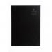 Collins 47 Desk Diary A4 2 Page per Day 2025 Black 47.99-25 - 821378 48656CS