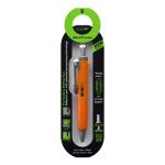 Tombow AirPress Retractable Ballpoint Pen 0.7mm Tip Orange Barrel Black Ink - BC-AP54 48693TW
