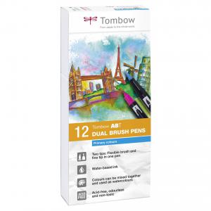 Click to view product details and reviews for Tombow Abt Dual Brush Pen 2 Tips Primary Assorted Colours Pack 12.