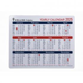 Collins Colplan Yearly Calendar A4 2025 CDS1-25 - 821772 48747CS