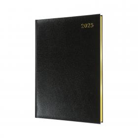 Collins QB7 Desk Diary Week to View Appointments 2025 Black QB7.99-25 - 821347 48768CS