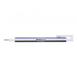 Tombow MONO Zero Refillable Eraser Pen Round Tip White with WhiteBlueBlack Barrel - EH-KUR 48777TW
