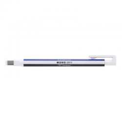 Tombow MONO Zero Refillable Eraser Pen Rectangular Tip White with WhiteBlueBlack Barrel - EH-KUS 48784TW