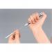 Tombow MONO Zero Refillable Eraser Pen Rectangular Tip White with WhiteBlueBlack Barrel - EH-KUS 48784TW