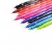 Tombow TwinTone Dual Tip Marker 0.8mm and 0.3mm Line Bright Assorted Colours (Pack 12) - WS-PK-12P-1 48882TW