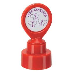 Cheap Stationery Supply of Colop Self Inking Motivational Stamp Purple Peer Assessed 48931CL Office Statationery