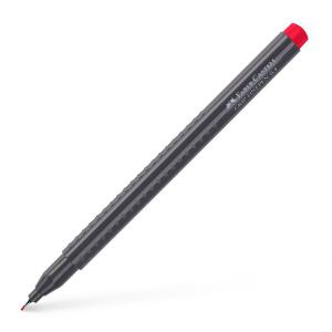 Faber-Castell Fibre-Tip Grip Pen 0.4mm Tip Alizarin Crimson 56