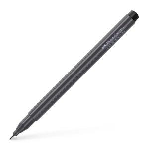 Faber-Castell Fibre-Tip Grip Pen 0.4mm Tip Black 56 Recycled Plastic