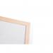 Bi-Office Non Magnetic Melamine Whiteboard Pine Wood Frame 900x600mm - MP07001010 49141BS