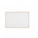 Bi-Office Non Magnetic Melamine Whiteboard Pine Wood Frame 900x600mm - MP07001010 49141BS