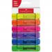Faber-Castell Highlighter Textliner 46 Assorted Colours (Pack 6) - 254646 49181SQ