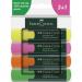 Faber-Castell Highlighter Textliner 48 Assorted Colours (Pack 4) - 254844 49223SQ