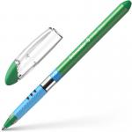 Schneider Slider Basic XB Ballpoint Pen Extra Broad Tip Green Ink with Rubberised Grip Zones (Pack 10) - 151204 49335SQ