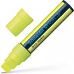 Schneider Maxx 260 Chalk Marker Odourless Liquid Chalk Chisel Tip 5mm-15mm Line Width Yellow (Pack 5) - 126005 49475SQ