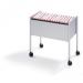 Durable Suspension File Trolley Cart Holds Up To 80 A4 Folders Grey - 309510 - 309510 49643DR