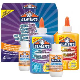 Elmers Colour Changing Slime Kit Include Colour Changing Glue and Magical Liquid Slime Activator - 4 Piece Kit - 2109487 49825NR