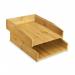 CEP Silva by Cep Bamboo Letter Trays A4 Stackable (Pack 2) - 2240010301 49965CE