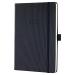 Conceptum Diary 2025 Approx A5 Week To View Vertical Layout Hardcover Softwave Surface 148x213x20mm Black 50231SG