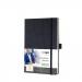 Conceptum Diary 2025 Approx A5 Week To View Vertical Layout Hardcover Softwave Surface 148x213x20mm Black 50231SG