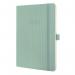 Conceptum Diary 2025 Approx A5 Week To View Softcover Softwave Surface 135x210x27mm Mint Green 50280SG