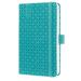 Jolie Diary 2025 Approx A6 Hardcover Thermo PU Week To View Flair 95x150x16mm Aqua Green 50301SG