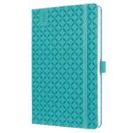 Jolie Diary 2025 Approx A5 Hardcover Thermo PU Week To View Flair 135x203x16mm Aqua Green 50308SG