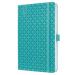 Jolie Diary 2025 Approx A5 Hardcover Thermo PU Week To View Flair 135x203x16mm Aqua Green 50308SG