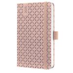 Jolie Diary 2025 Approx A6 Hardcover Thermo PU Week To View Flair 95x150x16mm Pearl Rose 50322SG