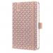 Jolie Diary 2025 Approx A6 Hardcover Thermo PU Week To View Flair 95x150x16mm Pearl Rose 50322SG