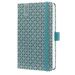 Jolie Diary 2025 Approx A6 Hardcover Thermo PU Week To View Flair 95x150x16mm Ocean Blue 50336SG