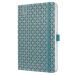 Jolie Diary 2025 Approx A5 Hardcover Thermo PU Week To View Flair 135x203x16mm Ocean Blue 50343SG
