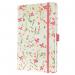 Jolie Diary 2025 Approx A5 Hardcover Matt Embossed Gloss Varnish Week To View 135x203x16mm Bloom Pink 50350SG