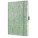 Jolie Diary 2025 Approx A5 Hardcover Matt Embossed Gloss Varnish Week To View 135x203x16mm Loose Florals Lilac 50371SG