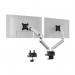 Durable SELECT PLUS 2-Screen Recycled Aluminium Monitor Mount - 509723 50455DR