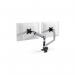 Durable SELECT PLUS 2-Screen Recycled Aluminium Monitor Mount - 509723 50455DR