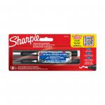 Sharpie Creative Marker Acrylic Paint Markers Water-Based Bullet Tip Black & White (Pack 2) - 2201181 50574NR