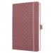 Jolie Nbook Hrd Cvr A5 Ruled Dusty Red