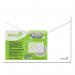 SECO ECO Biodegradable Popper Wallet Polypropylene A4 Clear (Pack 5) - 30085-CL 50807SS