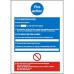 SECO Mandatory Safety Sign Fire Action Self Adhesive Vinyl 200 x 300mm - M011SAV-200X300 50856SS