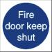 Stewart Superior Fire Door Keep Shut Sign 100x100mm - M014SAV-100X100 50870SS