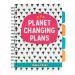 Pukka Planet Project Book B5 Wirebound 200 Feint Ruled Recycled 80gsm Pages Assorted Designs (Pack 2) - 9763-SPP 50938PK