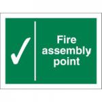 Seco Safe Procedure Safety Sign Fire Assembly Point Self Adhesive Vinyl 200 x 150mm - SP052SAV-150X200 50940SS