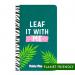 Pukka Planet Casebound Notebook 134 x 215mm 192 8mm Ruled 90gsm Pages Leaf It With Me - 9765-SPP 50952PK