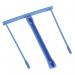 ValueX Plastic Filing Clip Blue (Pack 20) - E-CLIP 089570 51010SS