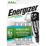 Energizer AAA Rechargeable Battery Advanced NiMH Capacity 700mAh LR03 1.2V (Pack 4) - E300624405 51064EN