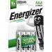 Energizer AAA Rechargeable Battery Advanced NiMH Capacity 700mAh LR03 1.2V (Pack 4) - E300624405 51064EN