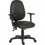 Practica PU Ops Chair HA Arms Black