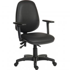 Teknik Office Practica PU Wipe Clean Operator Office Chair With Nylon