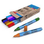 Show-me Drywipe Marker Fine Tip Slim Barrel Assorted Colours (Pack 10) - FPSDP10A 51218EA